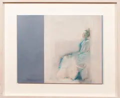Artemide, Girl Seated, Oil on board