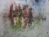 Gerald Davis, Encounter, Oil on board