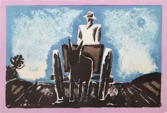 Josef Herman, The First Star, Print