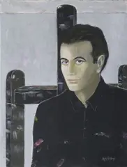 Bernard Buffet by Reginald Gray, Tempera on canvas, sold Oct 2021