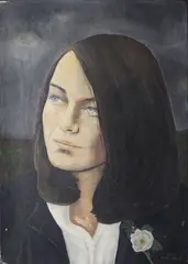 Reginald Gray, Portrait Of Sieglinde Szabo, 1987 Tempera on canvas