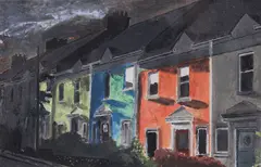 Mark Cheevers, Abbey Street, Howth, Oil on board