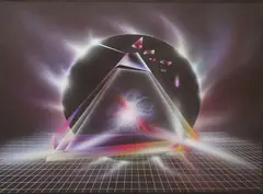 Michael Ashur, Pyramid Time Crystal, Acrylic on board