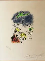 Mark Chagall, The King, Print