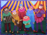 Annie Robinson, My Fathers Band, Gouache