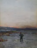 Fallon & Byrne, Coastal Stroll, Watercolour