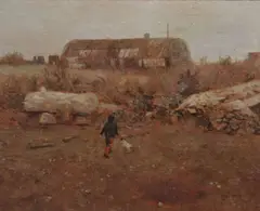 Jack Cudworth, The Nissen Hut, Oil on board