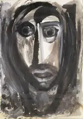 Leslie MacWeeney, Head, Watercolour