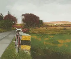 Walker by Martin Gale, Oil on canvas, sold Jun 2021