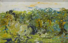 Jack Butler Yeats, The Little Horse At Play, 1948, Oil on board