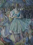 Elizabeth Taggart, Singer In A Land Of Dreams, Oil on canvas