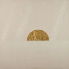 Patrick Scott, Gold Painting, Tempera and gold leaf on unprimed canvas