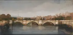 O'Connell Bridge by Martin Mooney, Oil on board, sold Jun 2021