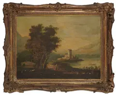 John Henry Campbell, Ross Castle, Killarney, CO KERRY Oil on canvas