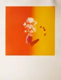 Head And Handprint by Louis le Brocquy, Coloured lithograph, sold Jun 2021