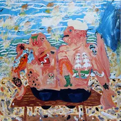 Amanda Doran, The Semen, (2011-2012) Oil on canvas