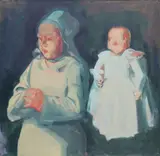 Alice Hanratty, Beirt, Oil on board