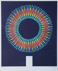 Christmas Card by Patrick Scott, Colour print, sold Apr 2026