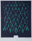 Patrick Scott, Christmas Card, Colour print