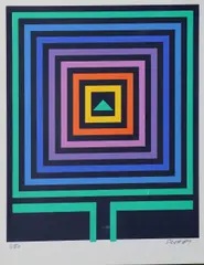 Christmas Card by Patrick Scott, Colour print, sold Apr 2026