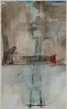 Brian Maguire, Lodz Poland, Acrylic on paper