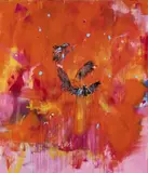 Tag Beckett, ://About Blank, Acrylic and spray paint on canvas