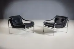 Tim Bates, A Pair Of Beta Easy Chairs