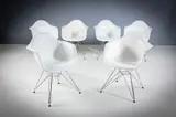 A Set Of Six Dar Chairs by Charles and Ray Eames, sold Apr 2026