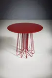 Zanotta, A Glass Topped Table, WITH STEEL FRAME/ LEGS
