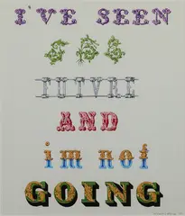 McDermott & McGough, I'Ve Seen The Future And I'M Not Going, Limited edition print