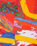 Albert Irvin, Study For Homerton, Oil on canvas