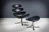 Poul M Volther, The Ej5 Corona Lounge Chair And Footstool