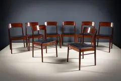 Teak Dining Chairs by Korup Stolefabric, DANISH, sold Apr 2025