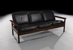 Gervan, A 'Hans Olsen' Rosewood Settee