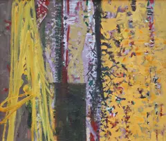 David Crone, Stems, Oil on canvas