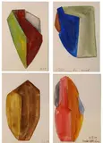 Catherine Lee, A Set Of Four Studies, Watercolour & pencil