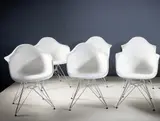 A Set Of Six Dar Chairs by Charles and Ray Eames, sold Apr 2025