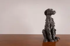 Irish Wolfhound by Patrick O'Reilly, Bronze, sold Jun 2021