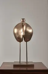 Anthropomorphic Bean by Frederick Edward McWilliam, (1965) Bronze, sold Jun 2021