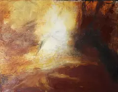 Hughie O'Donoghue, Mellia's Field, Oil on linen canvas
