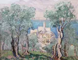Letitia Marion Hamilton, Lake Garda (Scaliger Castle At Malcesina)