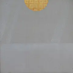 Patrick Scott, Gold Painting, Tempera and gold leaf on unprimed canvas