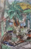 Evie Hone, Backgardens, Pastel