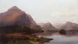 Alexander Williams, Glendalough Lake, Oil on canvas