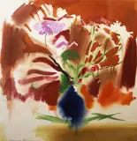 Michael McGuinness, Flowers, Watercolour