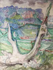 Alicia Boyle, Roisin Island, Burtonport, Watercolour