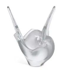 Lalique, A Lalique Sylvie Glass Vase 20Th Century, glass
