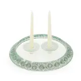 René Lalique, René Lalique (French, 1860-1945) A 'Marguerites' Bowl And Two Candle Holders, glass