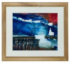 Caroline Bailey, Outer Harbour, Scarborough, Watercolour