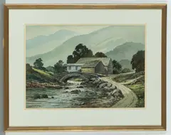 Keith Burtonshaw, Watendlath, Lake District, Watercolour